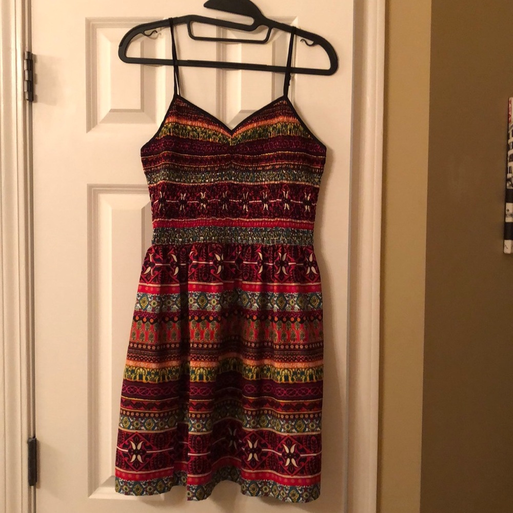 Printed baby doll top